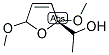 (1R)-(2,5-DIMETHOXY-2,5-DIHYDROFURAN-2-YL)ETHANOL Struktur
