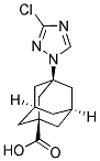 3-(3-CHLORO-[1,2,4]TRIAZOL-1-YL)-ADAMANTANE-1-CARBOXYLIC ACID Struktur