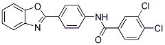 N-[4-(1,3-BENZOXAZOL-2-YL)PHENYL]-3,4-DICHLOROBENZENECARBOXAMIDE Struktur