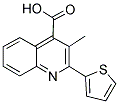 3-METHYL-2-THIOPHEN-2-YL-QUINOLINE-4-CARBOXYLIC ACID Struktur