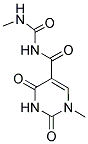 N-METHYL-N'-[(1-METHYL-2,4-DIOXO-1,2,3,4-TETRAHYDROPYRIMIDIN-5-YL)CARBONYL]UREA Struktur