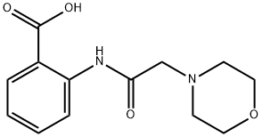 2-(2-MORPHOLIN-4-YL-ACETYLAMINO)-BENZOIC ACID Struktur