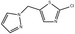 2-CHLORO-5-(1H-PYRAZOL-1-YLMETHYL)-1,3-THIAZOLE Struktur