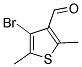 4-BROMO-2,5-DIMETHYL-3-THIOPHENECARBALDEHYDE Struktur