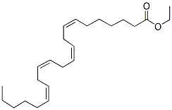 DELTA 7 CIS, 10 CIS,13 CIS, 16 CIS DOCOSATETRAENOIC ACID ETHYL ESTER Struktur