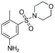 4-METHYL-3-(MORPHOLINE-4-SULFONYL)-PHENYLAMINE Struktur