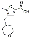 5-METHYL-4-MORPHOLIN-4-YLMETHYL-FURAN-2-CARBOXYLIC ACID Struktur