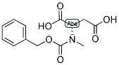 N-ALPHA-BENZYLOXYCARBONYL-N-ALPHA-METHYL-L-ASPARTIC ACID Struktur