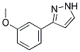 3-(3-METHOXY-PHENYL)-1H-PYRAZOLE Struktur