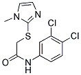 N-(3,4-DICHLOROPHENYL)-2-[(1-METHYL-1H-IMIDAZOL-2-YL)SULFANYL]ACETAMIDE Struktur