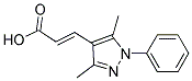 3-(3,5-DIMETHYL-1-PHENYL-1H-PYRAZOL-4-YL)-ACRYLIC ACID Struktur