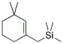 (3,3-DIMETHYLCYCLOHEX-1-ENYLMETHYL)TRIMETHYLSILANE Struktur