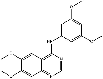 N-(3,5-DIMETHOXYPHENYL)-6,7-DIMETHOXY-4-QUINAZOLINAMINE Struktur