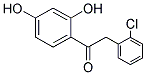 2(2'-CHLOROPHENYL)-2',4'-DIHYDROXY ACETOPHENONE Struktur