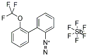 2-(TRIFLUOROMETHOXY)BIPHENYL-2'-DIAZONIUM HEXAFLUOROANTIMONATE Struktur