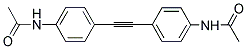 N-(4-(2-[4-(ACETYLAMINO)PHENYL]ETHYNYL)PHENYL)ACETAMIDE Struktur