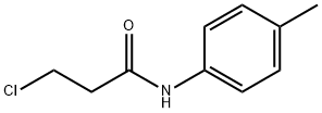 3-CHLORO-N-(4-METHYLPHENYL)PROPANAMIDE Struktur