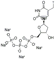 THYMIDINE 5'-TRIPHOSPHATE-(METHYL-3H) TETRASODIUM SALT Struktur