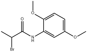 2-BROMO-N-(2,5-DIMETHOXYPHENYL)PROPANAMIDE Struktur