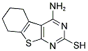 4-AMINO-5,6,7,8-TETRAHYDRO-BENZO[4,5]THIENO[2,3-D]PYRIMIDINE-2-THIOL Struktur