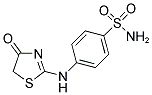 4-[(4-OXO-4,5-DIHYDRO-1,3-THIAZOL-2-YL)AMINO]BENZENESULFONAMIDE Struktur