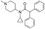 N-(CYCLOPROPYL)-N-(1-METHYLPIPERIDIN-4-YL)DIPHENYLACETAMIDE Struktur