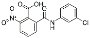 2-([(3-CHLOROPHENYL)AMINO]CARBONYL)-6-NITROBENZOIC ACID Struktur