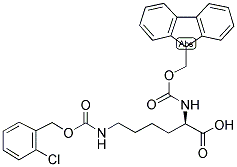 FMOC-D-LYS(CL-Z)-OH Struktur