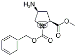 (2S,4S)-1-CBZ-4-AMINO PYRROLIDINE-2-CARBOXYLIC ACID METHYL ESTER Struktur