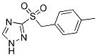 4-METHYLBENZYL 1H-1,2,4-TRIAZOL-3-YL SULFONE Struktur