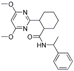 2-(4,6-DIMETHOXYPYRIMIDIN-2-YL)-N-(ALPHA-METHYLBENZYL)CYCLOHEXANECARBOXAMIDE Struktur