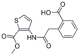 2-((N-(2-(METHOXYCARBONYL)-3-THIENYL)CARBAMOYL)METHYL)BENZOIC ACID Struktur