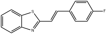 2-(4-FLUOROSTYRYL)-1,3-BENZOTHIAZOLE Struktur