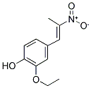 1-(3-ETHOXY-4-HYDROXYPHENYL)-2-NITROPROPENE Struktur