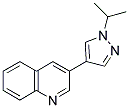 3-[1-ISOPROPYL-(1H)-PYRAZOL-4-YL]QUINOLINE Struktur