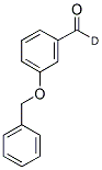 3-BENZYLOXYBENZALDEHYDE-ALPHA-D1 Struktur