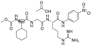 MEO-CO-D-CHG-GLY-ARG-PNA ACOH Struktur