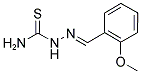 2-METHOXYBENZALDEHYDE THIOSEMICARBAZONE Struktur