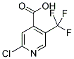 2-CHLORO-5-(TRIFLUOROMETHYL)ISONICOTINIC ACID Struktur