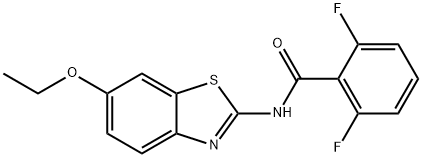 (2,6-DIFLUOROPHENYL)-N-(6-ETHOXYBENZOTHIAZOL-2-YL)FORMAMIDE Struktur