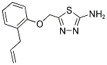 5-(2-ALLYL-PHENOXYMETHYL)-[1,3,4]THIADIAZOL-2-YLAMINE Struktur