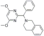 2-[A-(4,6-DIMETHOXYPYRIMIDIN-2-YL)BENZYL]-1,2,3,4-TETRAHYDROISOQUINOLINE Struktur