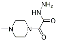 (4-METHYL-PIPERAZIN-1-YL)-OXO-ACETIC ACID HYDRAZIDE Struktur