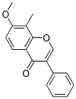 7-METHOXY-8-METHYLISOFLAVONE Struktur