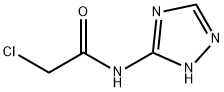 2-CHLORO-N-(1H-[1,2,4]TRIAZOL-3-YL)-ACETAMIDE Struktur