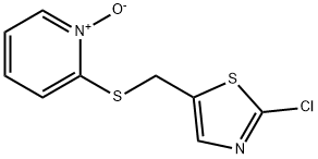 2-([(2-CHLORO-1,3-THIAZOL-5-YL)METHYL]SULFANYL)-1-PYRIDINIUMOLATE Struktur