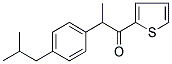 2-(4-ISOBUTYLPHENYL)-1-(2-THIENYL)PROPAN-1-ONE Struktur