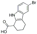 6-BROMO-1,2,3,4-TETRAHYDROCARBAZOLE-1-CARBOXYLIC ACID Struktur