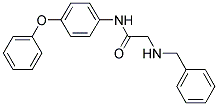 2-BENZYLAMINO-N-(4-PHENOXY-PHENYL)-ACETAMIDE Struktur