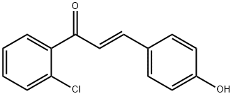 1-(2-CHLOROPHENYL)-3-(4-HYDROXYPHENYL)PROP-2-EN-1-ONE Struktur